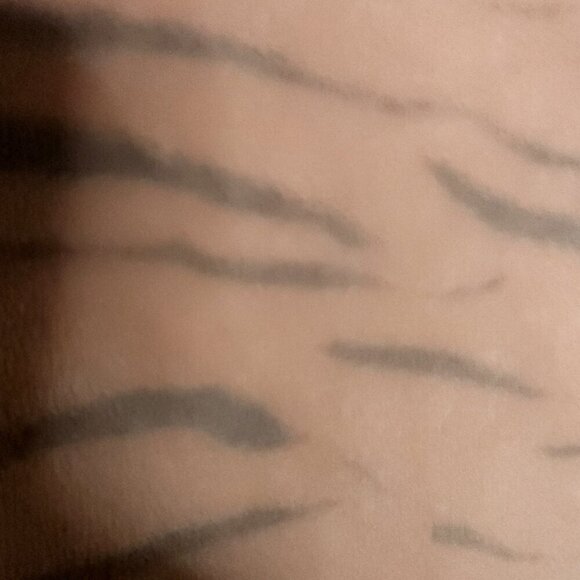 So Girls Light Pink Grey Soft Furry Fuzzy Tiger Print Hooded Pullover 10-12 - Picture 4 of 6